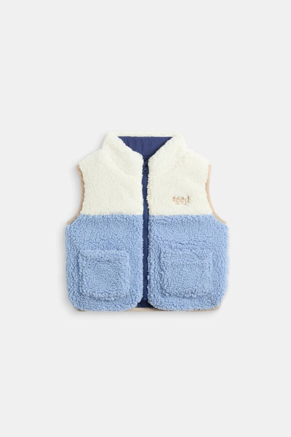 Colourblock Reversible Vest  Multi  hi-res