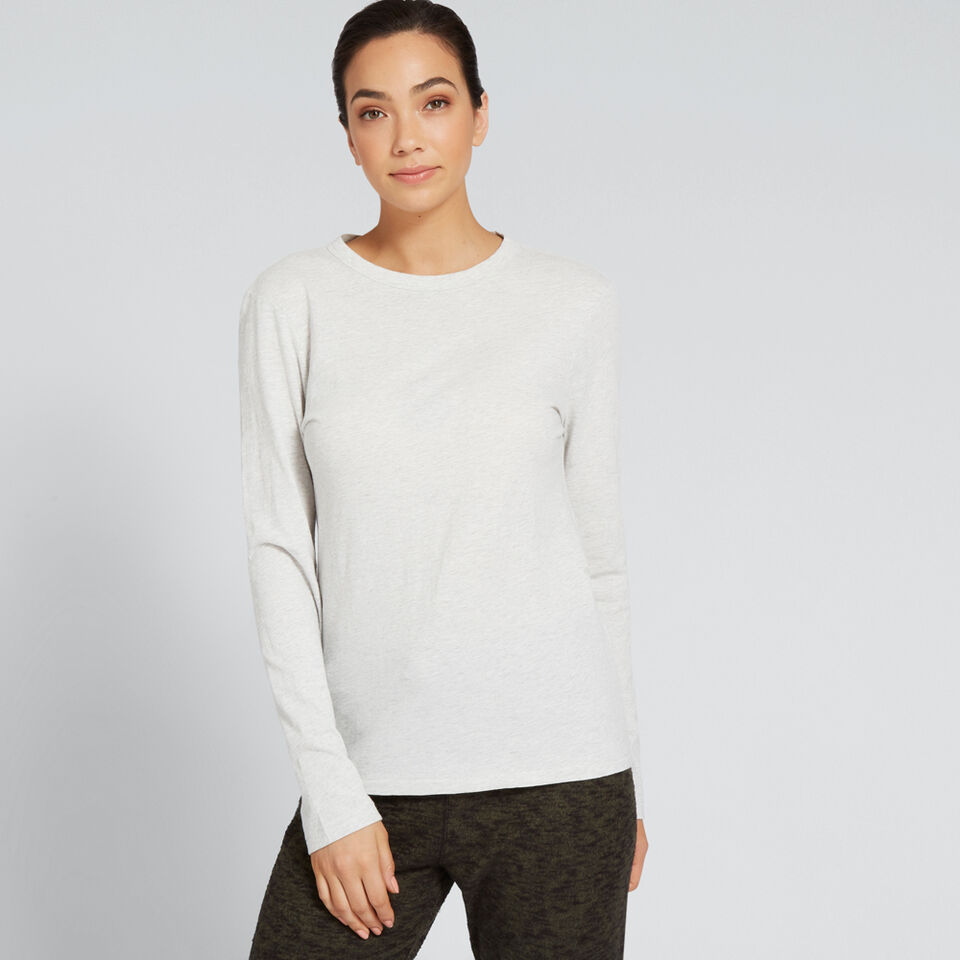 Long Sleeve Slim Basic Tee  