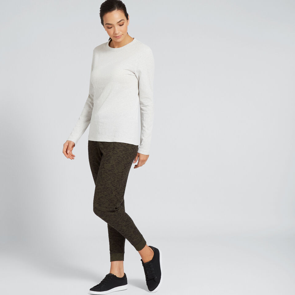 Long Sleeve Slim Basic Tee  