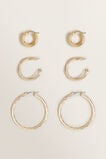 Mixed Gold Hoop Pack  9  hi-res