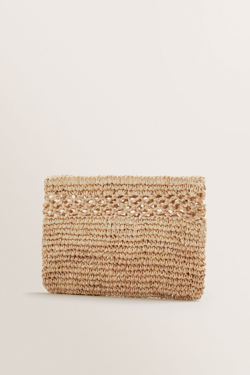 Raffia Weave Pouch  