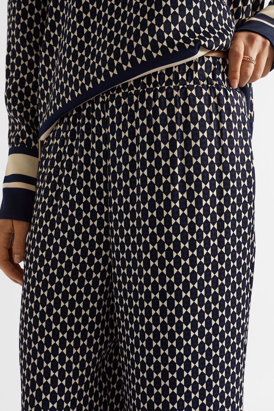 Diamond Geo Pant  Midnight Sky Geo
