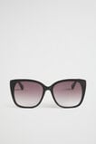 Hannah D Frame Sunglasses  Black  hi-res