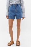 Denim Pintuck Short  Sea Blue Wash  hi-res
