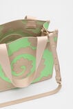 Printed Knit Tote  Retro Swirl  hi-res
