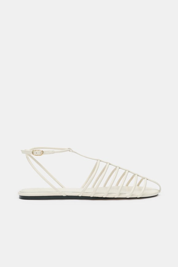 Vera Fine Caged Sandal  Cream  hi-res