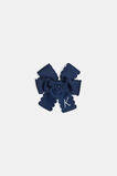 Grosgrain Initial Bow Duck Clip  K  hi-res