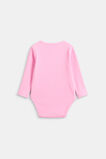 Core Logo Rib Bodysuit  Candy Pink  hi-res