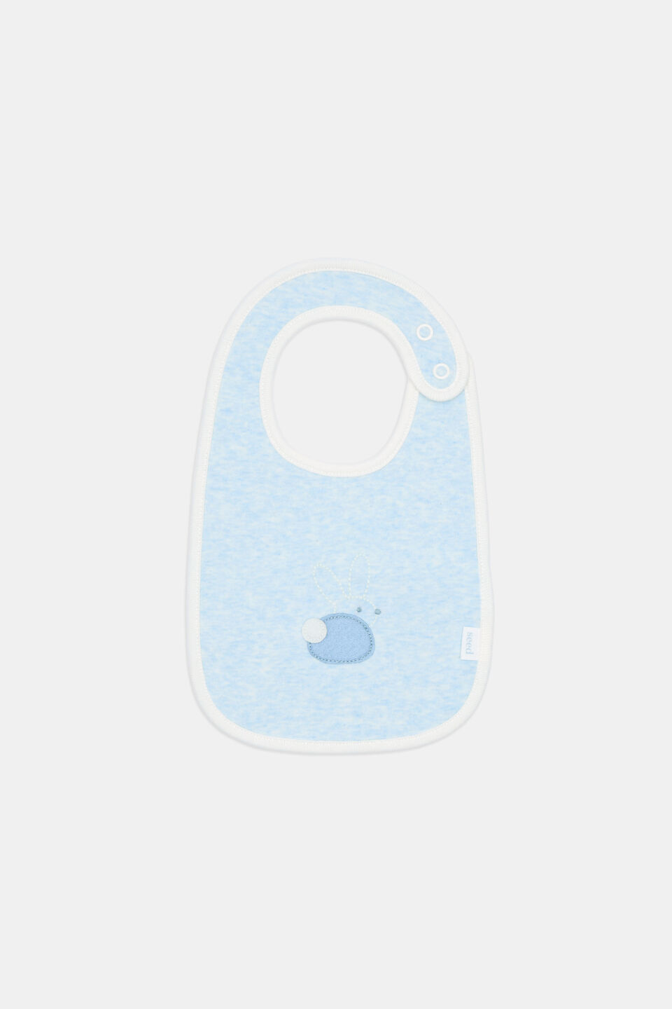 Felt Bunny Bib  Blue Marle