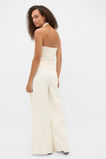 Halter Rib Scoop Neck Tank  Coconut Cream  hi-res