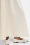 Jersey Spliced Midi Skirt  Coconut Cream  hi-res