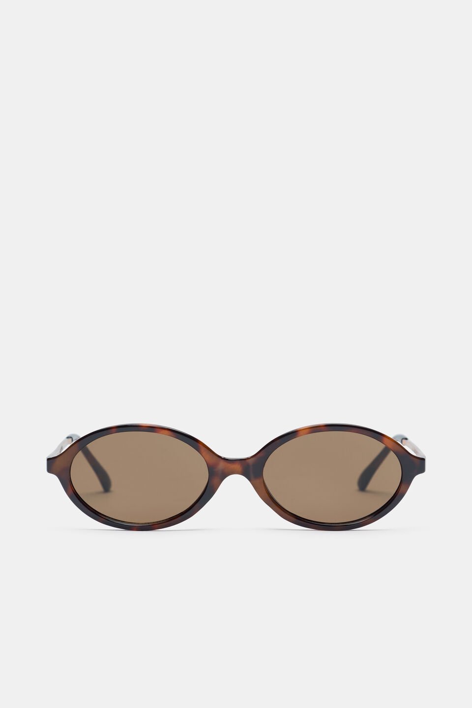 Sabrina Oval Sunglasses  Dark Tort