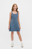 Panelled Denim Dress  Classic Blue  hi-res