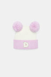Mini Glitter Initial Beanie  D  hi-res