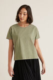 Boxy Split Hem Tee    hi-res