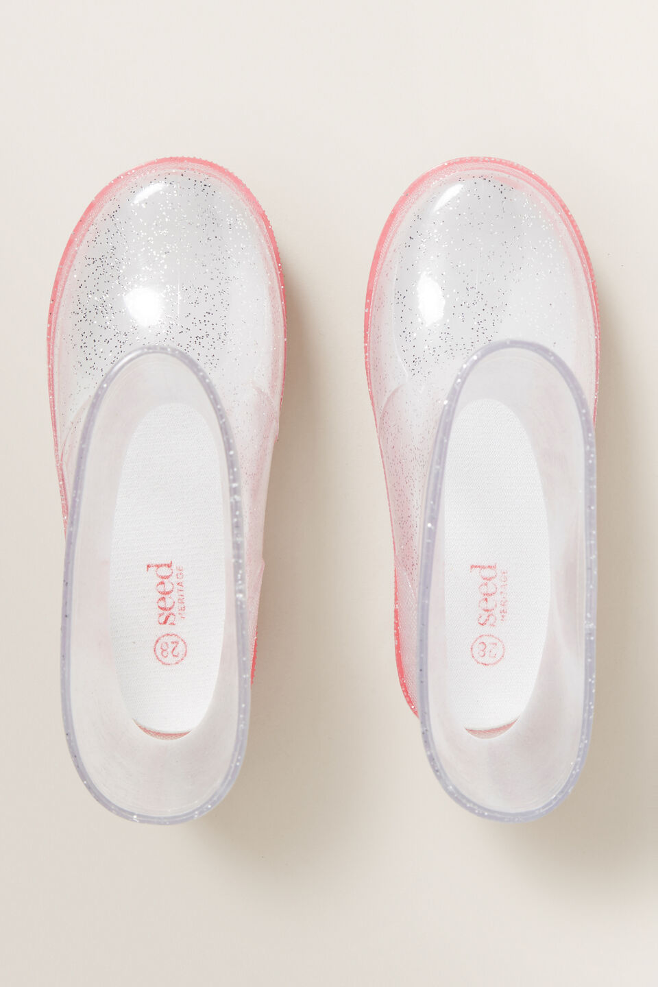 Clear Light Up Gumboots  