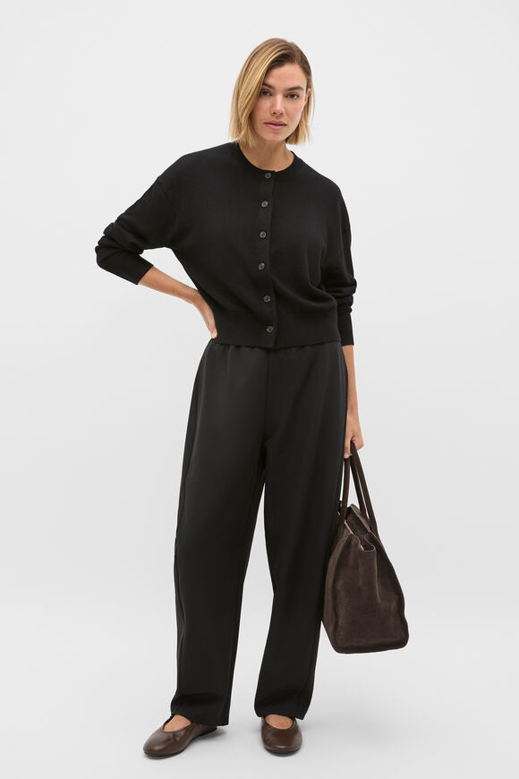 Easy Barrel Leg Pant  Black  hi-res