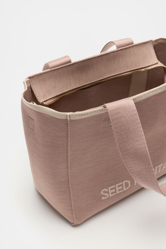 Knit Logo Mini Tote  Amaretto  hi-res