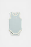 Logo Tank Bodysuit  Soft Blue  hi-res