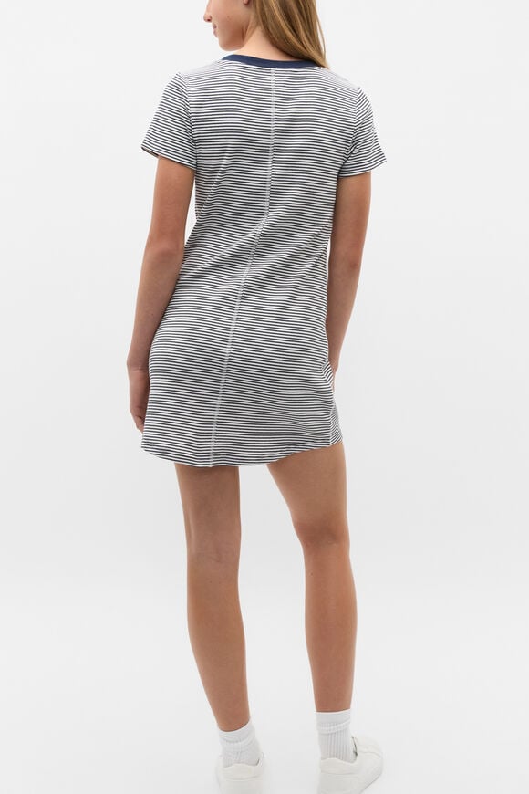 Snap Rib Dress  New Navy  hi-res