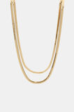 Double Layer Necklace  Gold  hi-res