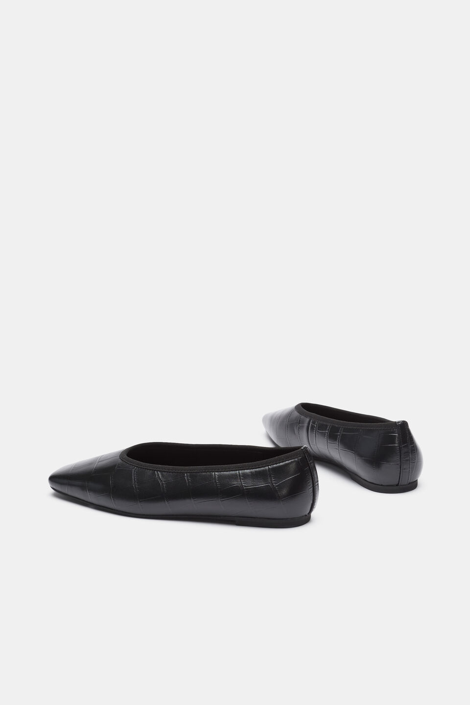 Jordan Square Toe Ballet  Black Croc