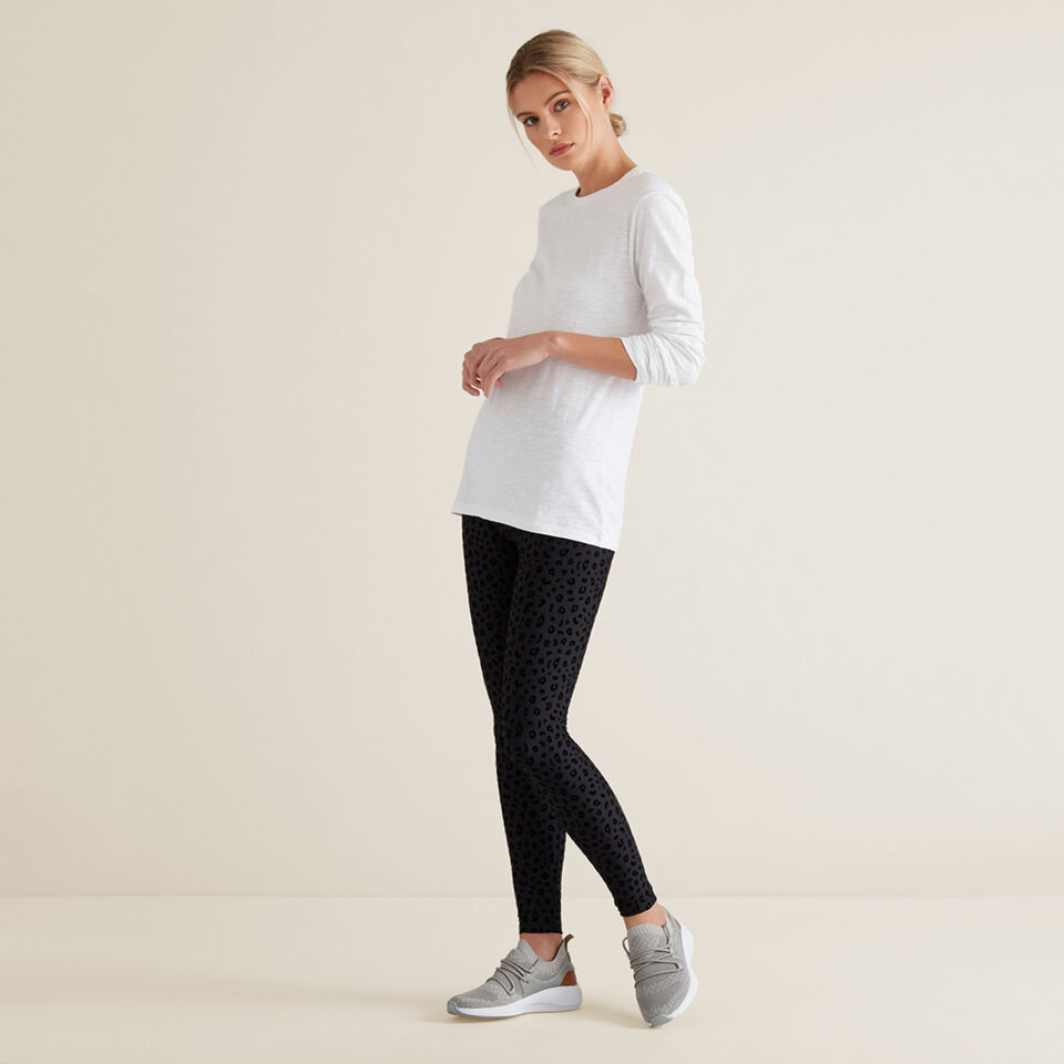 Long Sleeve Slim Basic Tee  