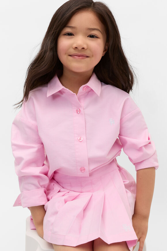 Relaxed Oxford Shirt  Candy Pink  hi-res