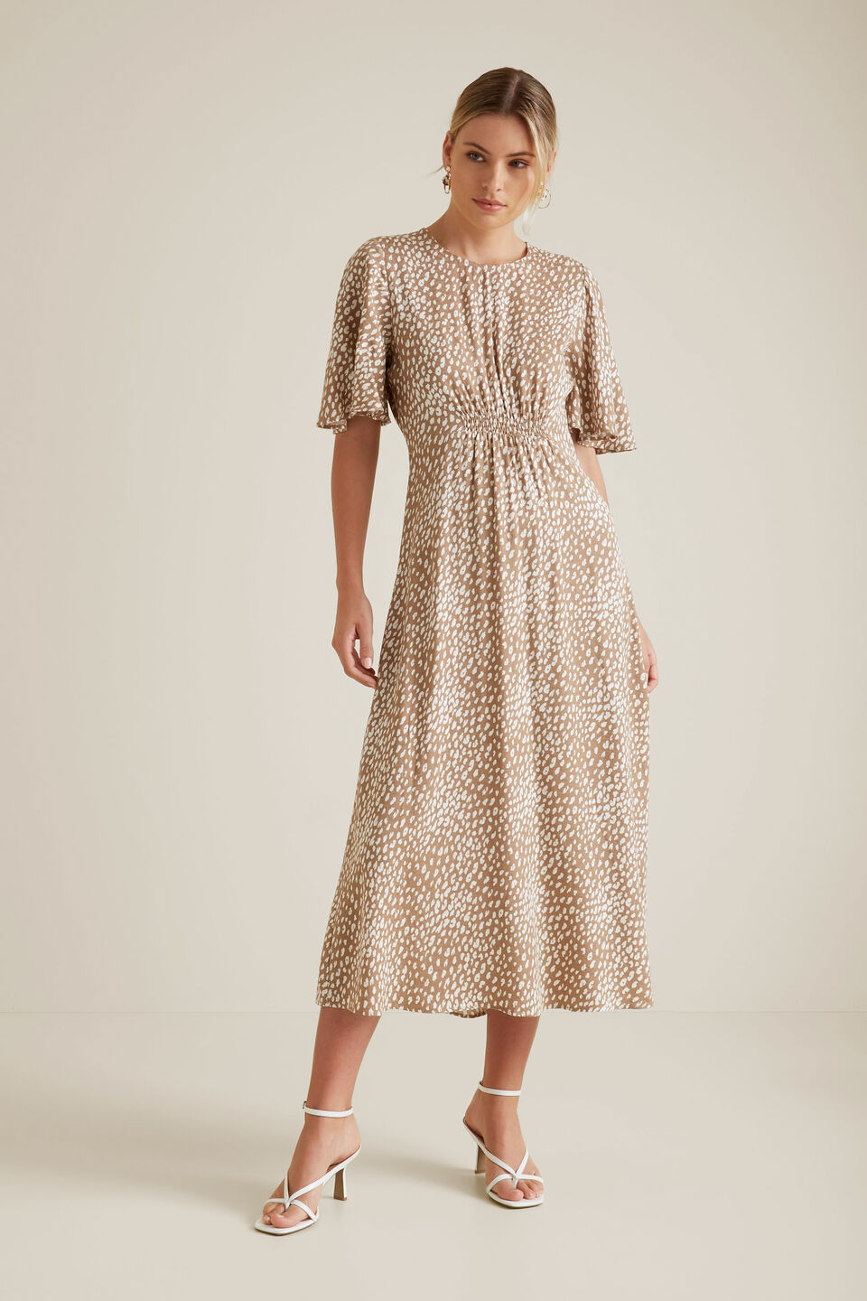 Flutter Sleeve Animal Maxi  