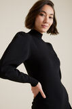Blouson Sleeve Crepe Dress    hi-res