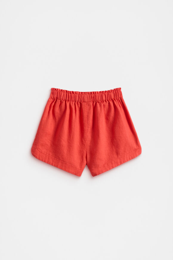 Pull On Button Short  Strawberry Red  hi-res