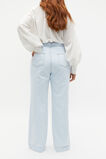 Denim Wide Leg Rigid Jean  Stone Blue Wash  hi-res