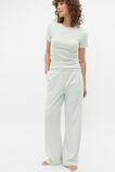 Short Sleeve and Wide Leg Pant PJ Set  Mist  hi-res