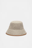 Trim Fabric Bucket Hat  Caramel  hi-res