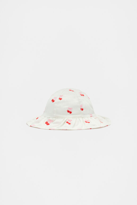 Mini Cherry Sun Hat  Canvas  hi-res