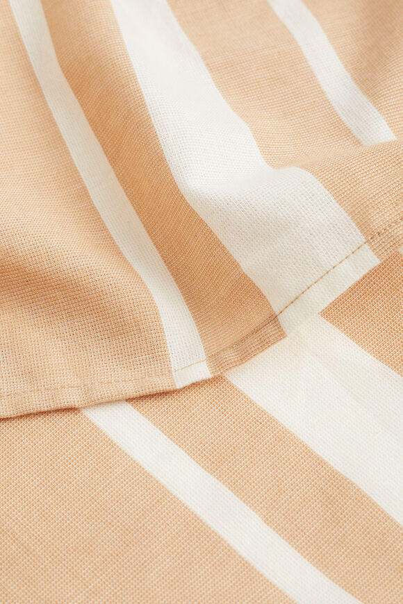 Stripe Tie Kaftan  Chestnut Stripe  hi-res