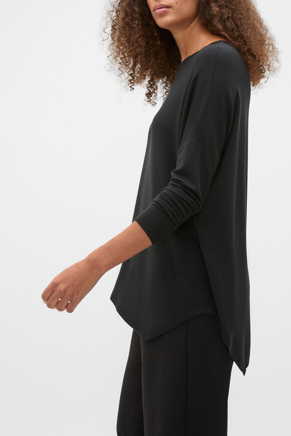 Core Asymmetrical Top  Black  hi-res