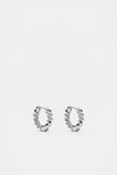Fine Rope Earring  Silver  hi-res