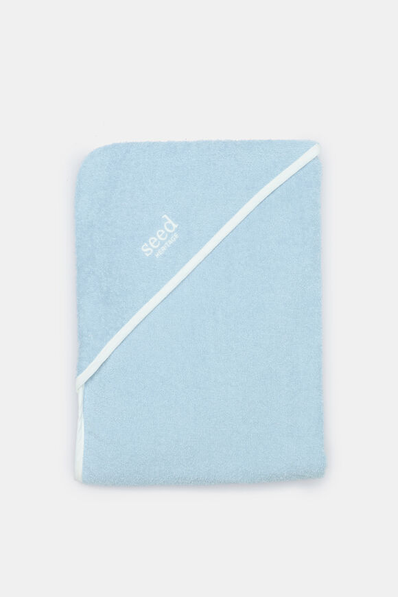 Logo Snuggle Towel  Powder Blue  hi-res