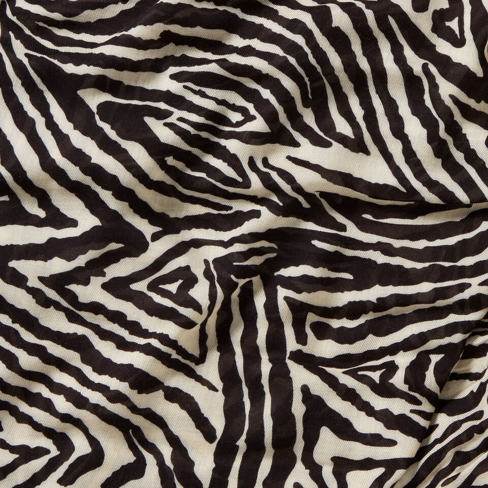 Zebra Print Scarf  