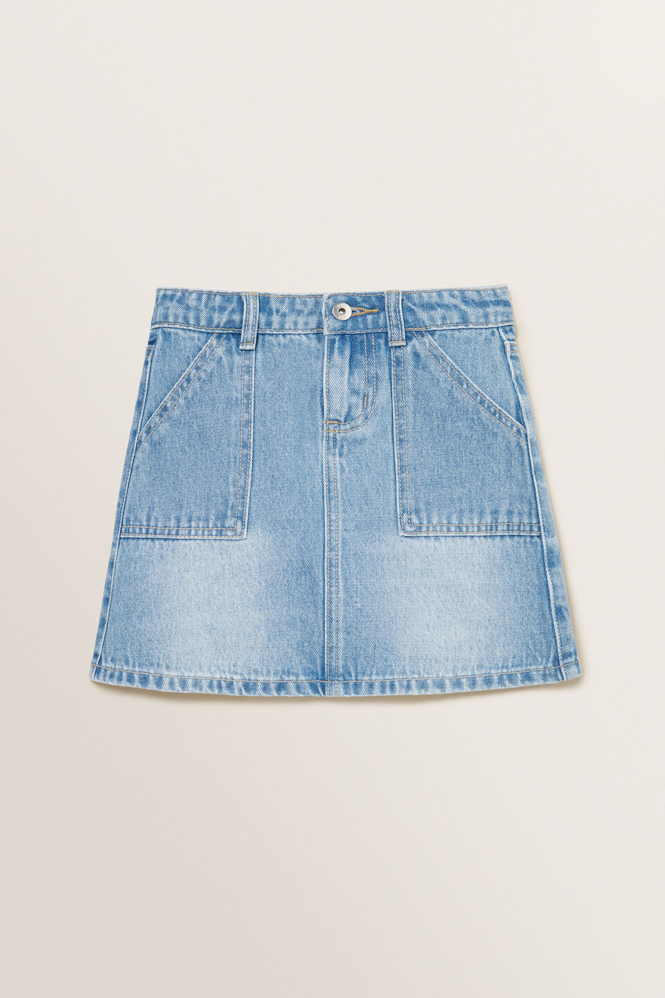 A-Line Denim Skirt  