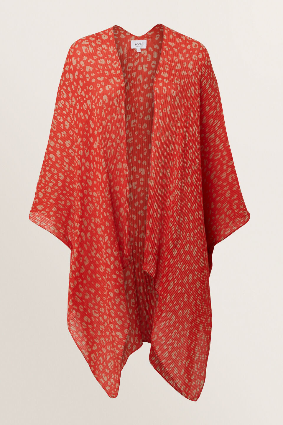 Pleated Summer Poncho  