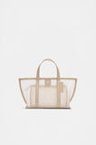 Mesh Mini Tote  Iced Latte  hi-res