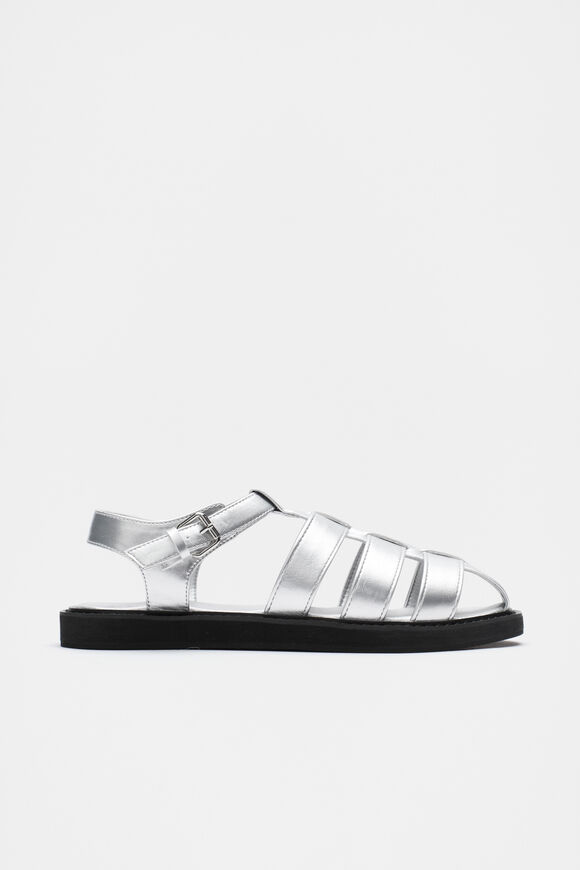 Flatform Fisherman Sandal  Silver  hi-res