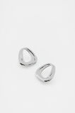 Looped Oval Earring  Silver  hi-res
