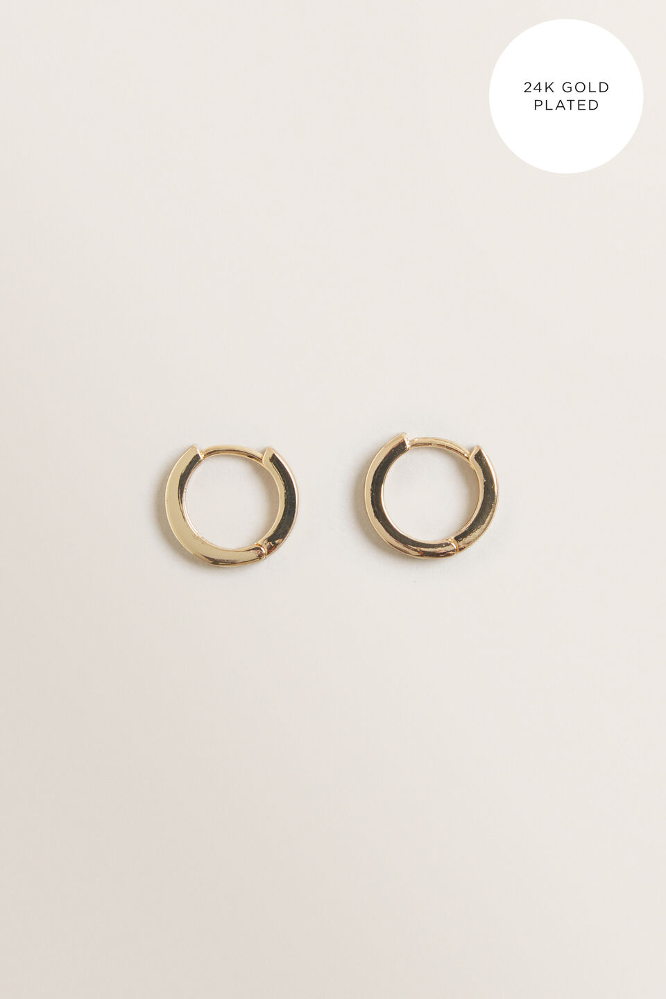 Fine Diamante Huggie Hoops  9