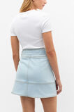 Denim Fit Flare Mini Skirt  Sky Wash  hi-res