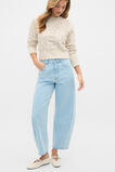 Pom Pom Cable Knit Sweater  Mist Marle  hi-res
