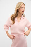 Mohair Blend Polo Knit  Pale Blossom  hi-res