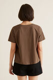 Boxy Split Hem Tee    hi-res